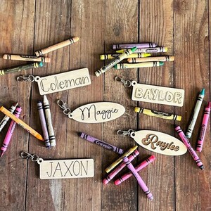 Personalized Backpack Tags/ Backpack Charms/ Backpack Keychains