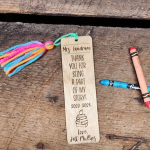 Personalized Teacher Bookmark Gift, Teacher Gifts, Gift for Teacher, Teacher Appreciation Gift