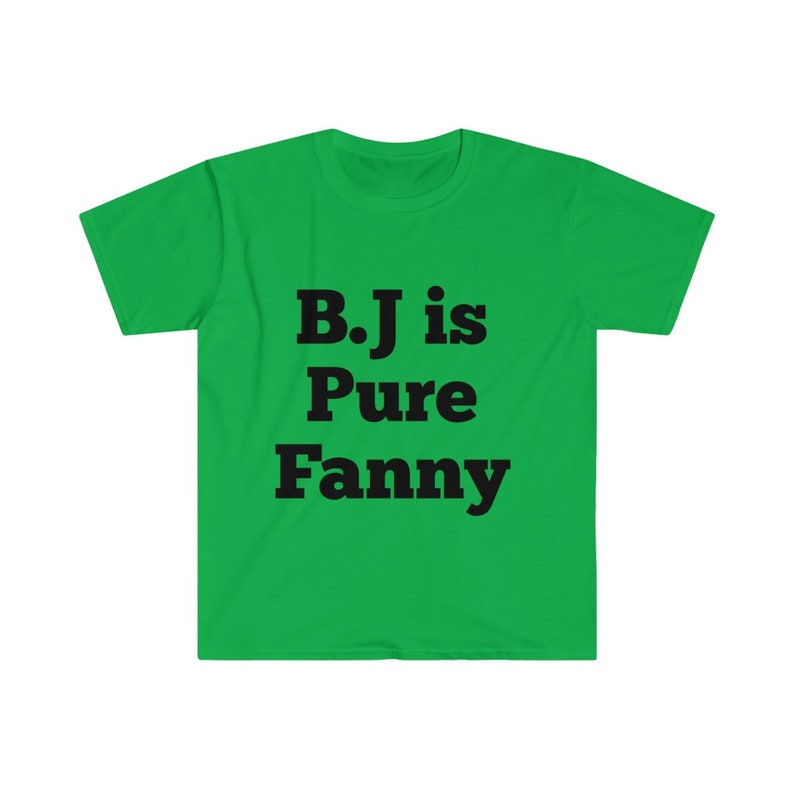 B.J is pure fanny Unisex Softstyle T-Shirt, Boris Johnson Tee image 7