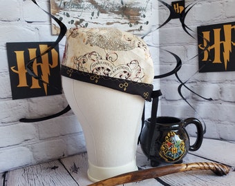 Reversible Where’s Harry Scrub Cap with Flip Brim: 4 looks in 1 hat; Using Licensed Fabric