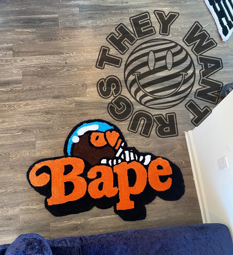 Bape Baby Milo Rug and Wall Art Etsy