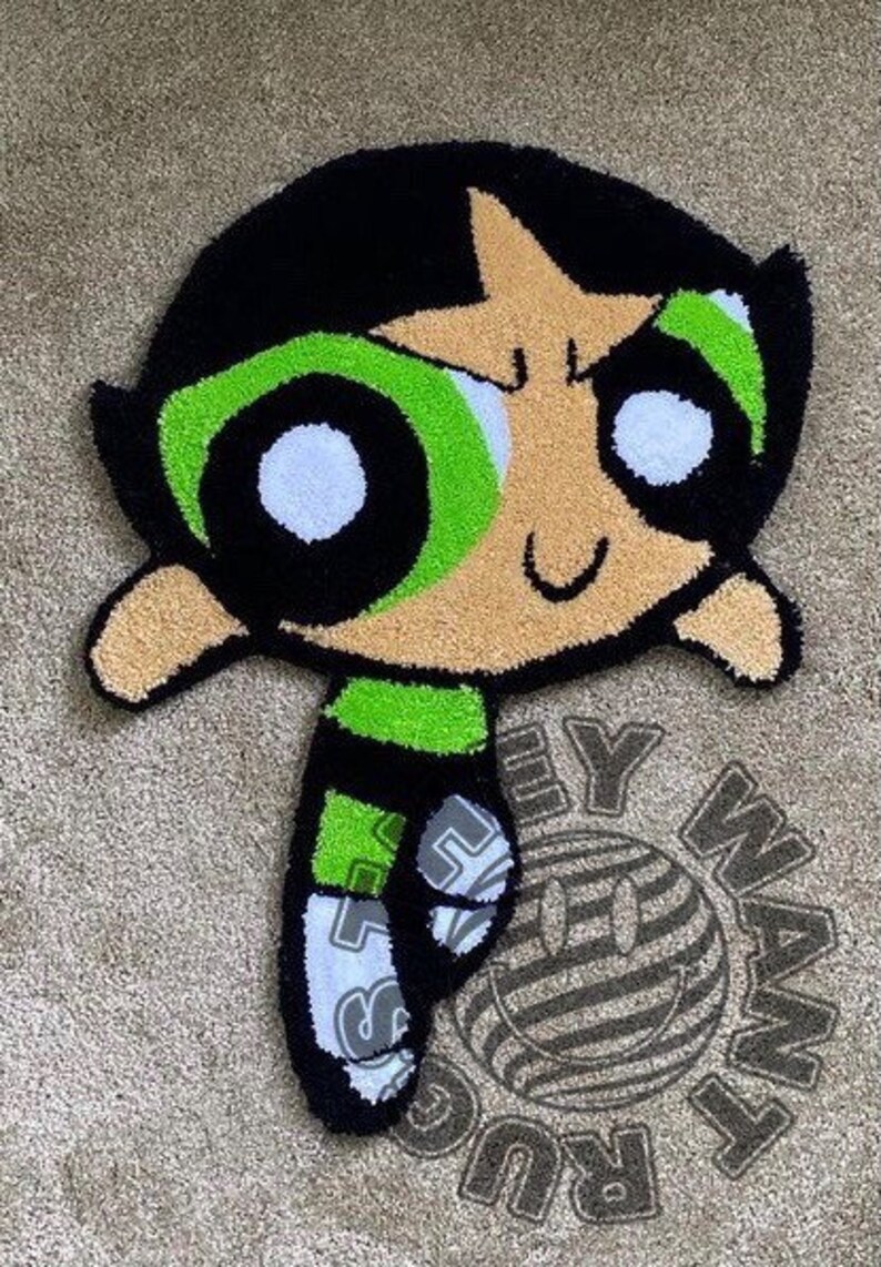 Powerpuff Girl Rug Etsy