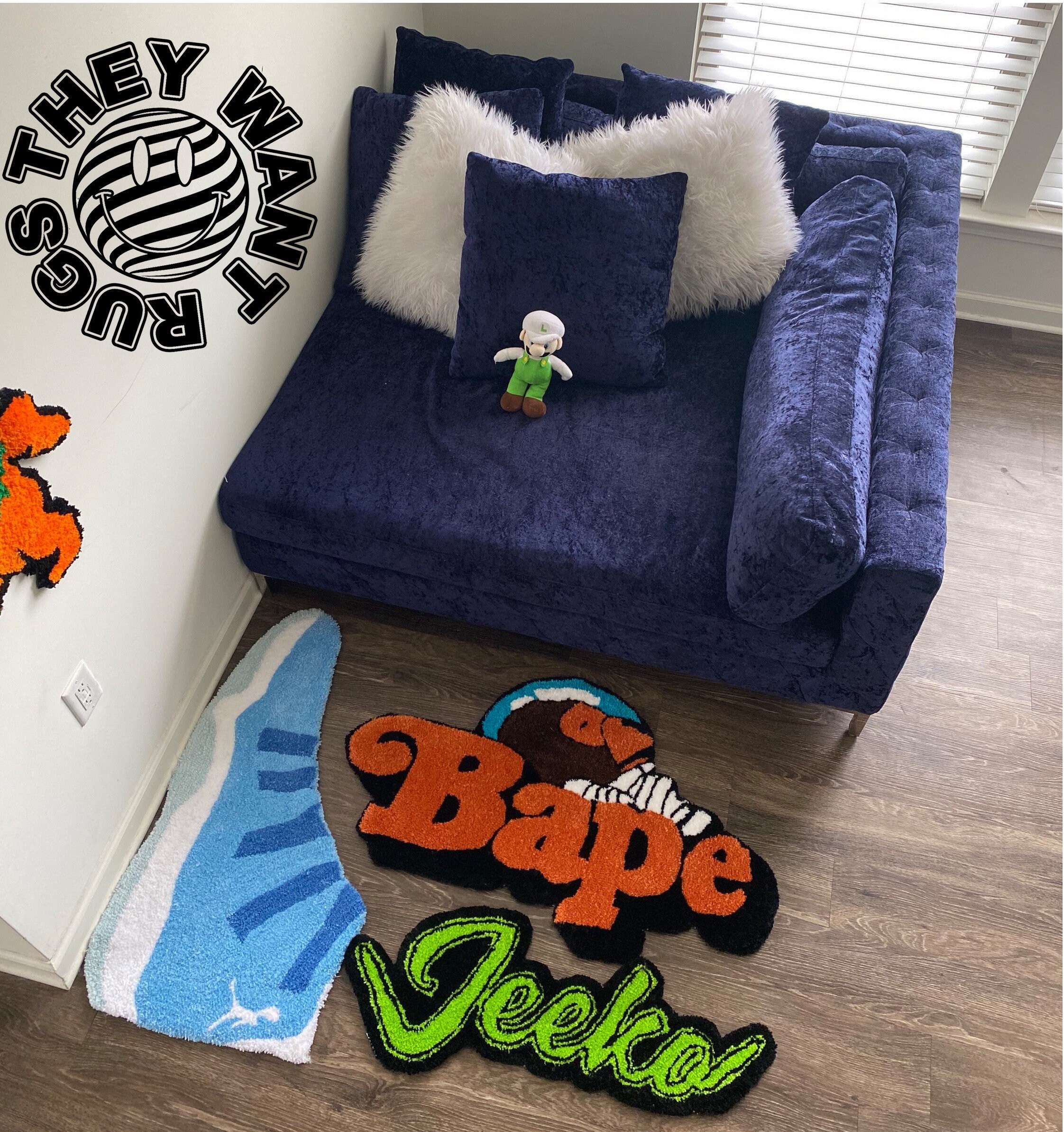 Bape Baby Milo Rug and Wall Art Etsy