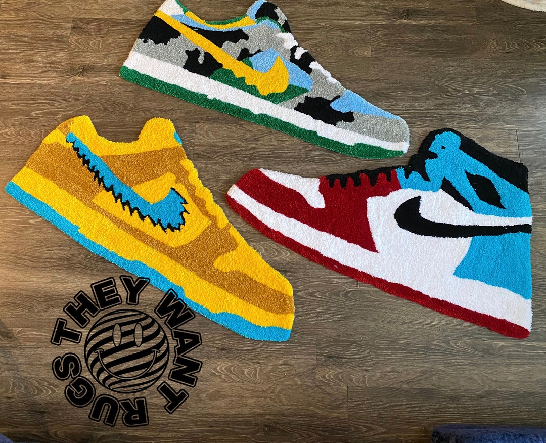 Sneaker Rugs Etsy UK