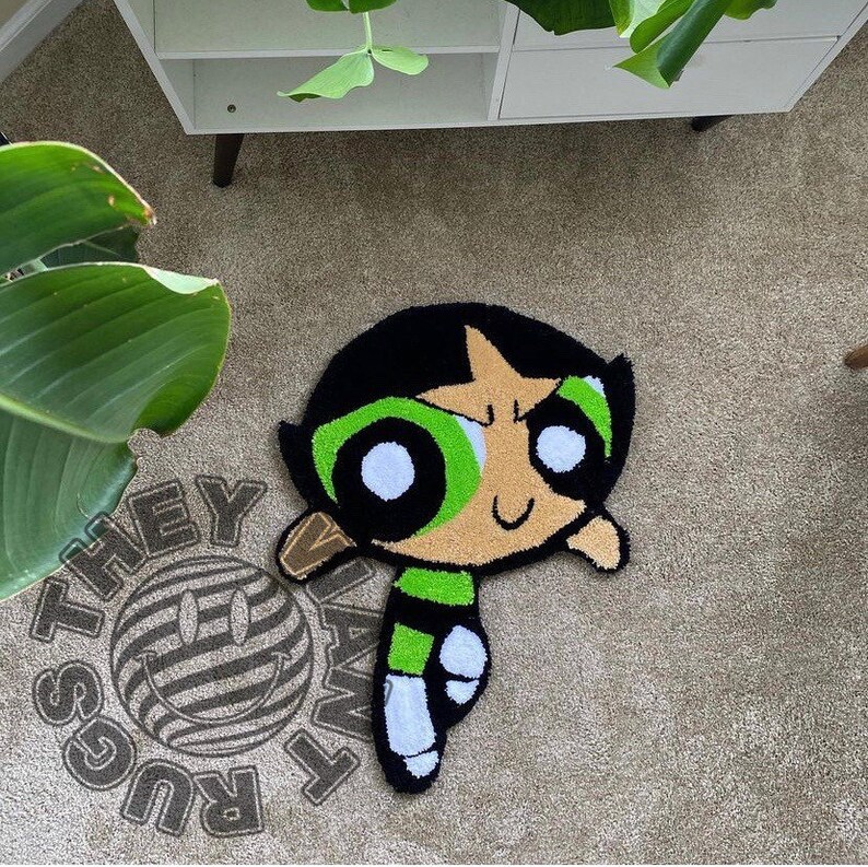 Powerpuff Girl Rug Etsy