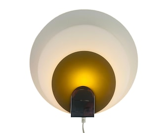 NAFA Nybro Wall lamp from Sweden, 1980s, Swedish design, Scandinavia, Space age