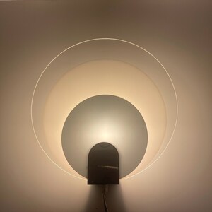 NAFA Nybro Wandlamp uit Zweden, jaren 80, Zweeds design, Scandinavië, Space age afbeelding 6