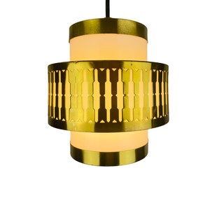 Bent Karlby - LYFA - Model P543 - Brass band - Danish design - Ceiling light - 1960s