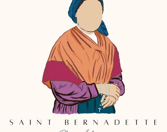 Saint Bernadette Sticker