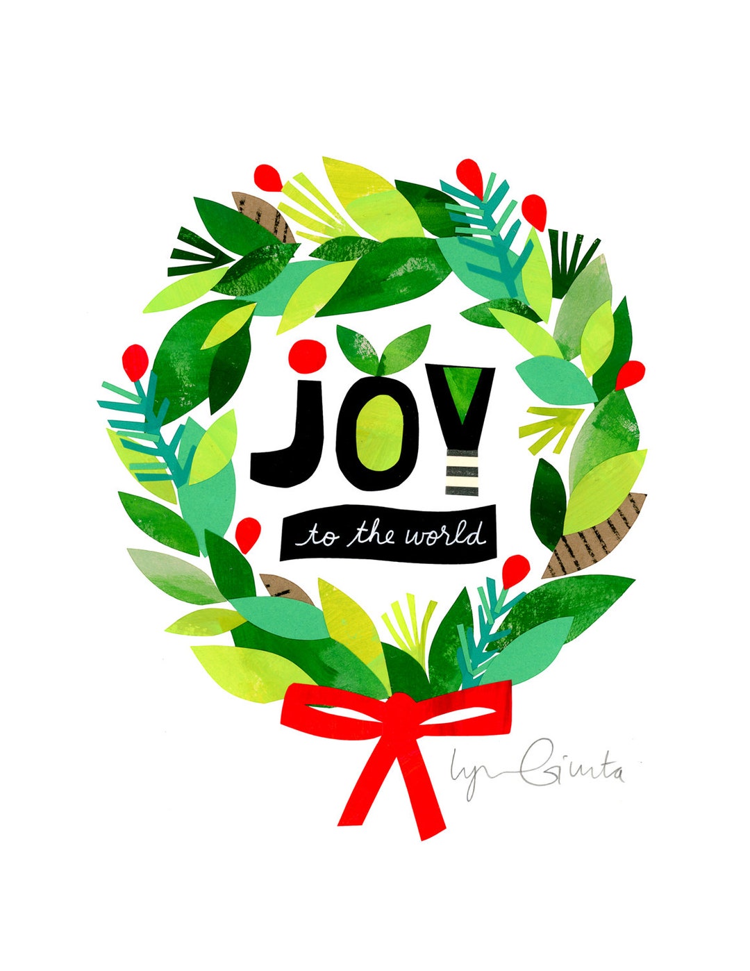 JOY WREATH - Etsy