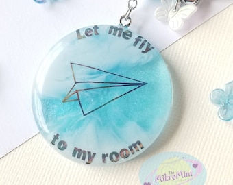 BTS "Fly To My Room" Song Inspired Resin Keychain