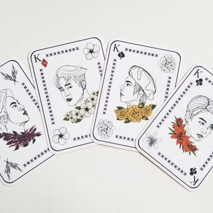 Naklejki winylowe BTS Single Line Playing Card - Vocal Line