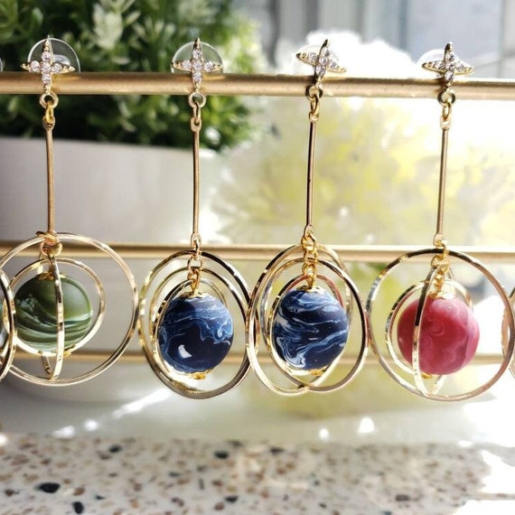 Statement earrings etsy deals