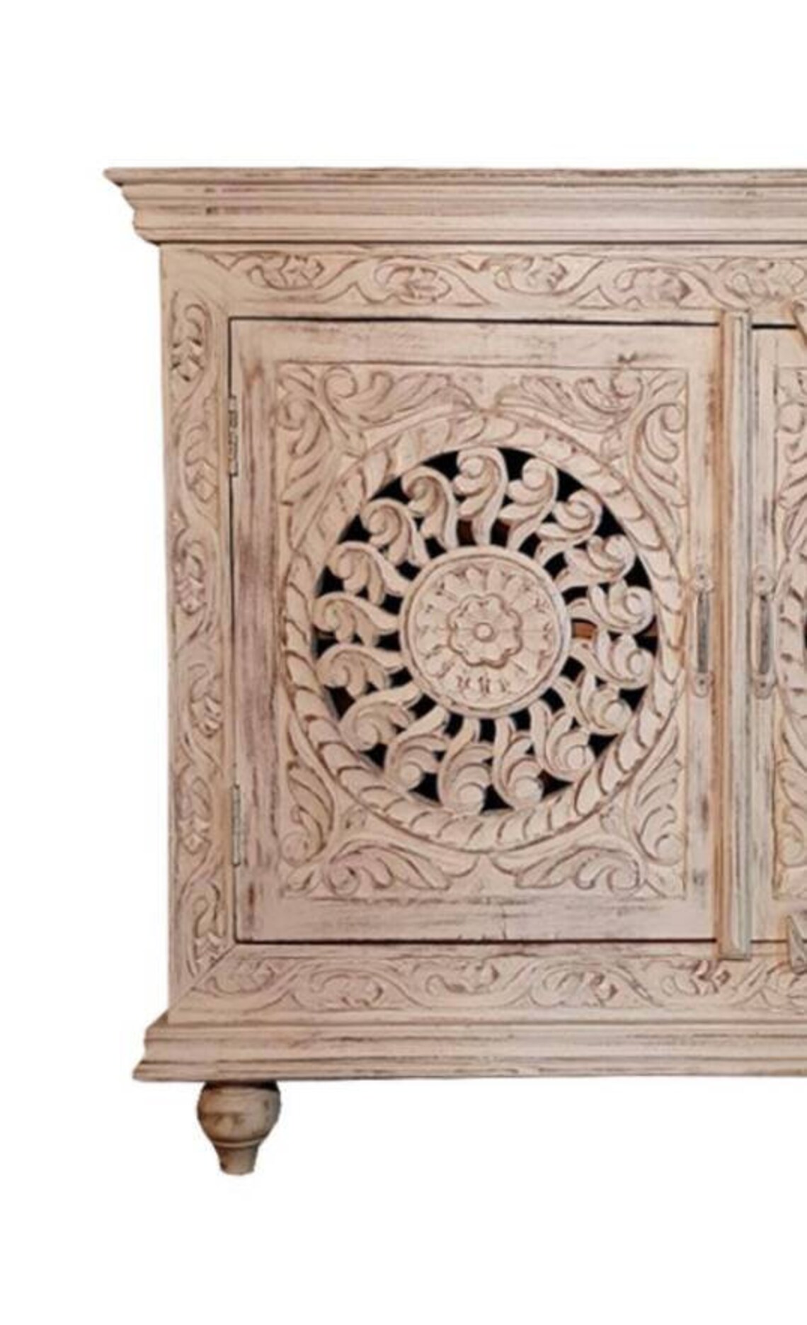 Indischer Handgeschnitzter Schrank massiver Antiker Schrank | Etsy