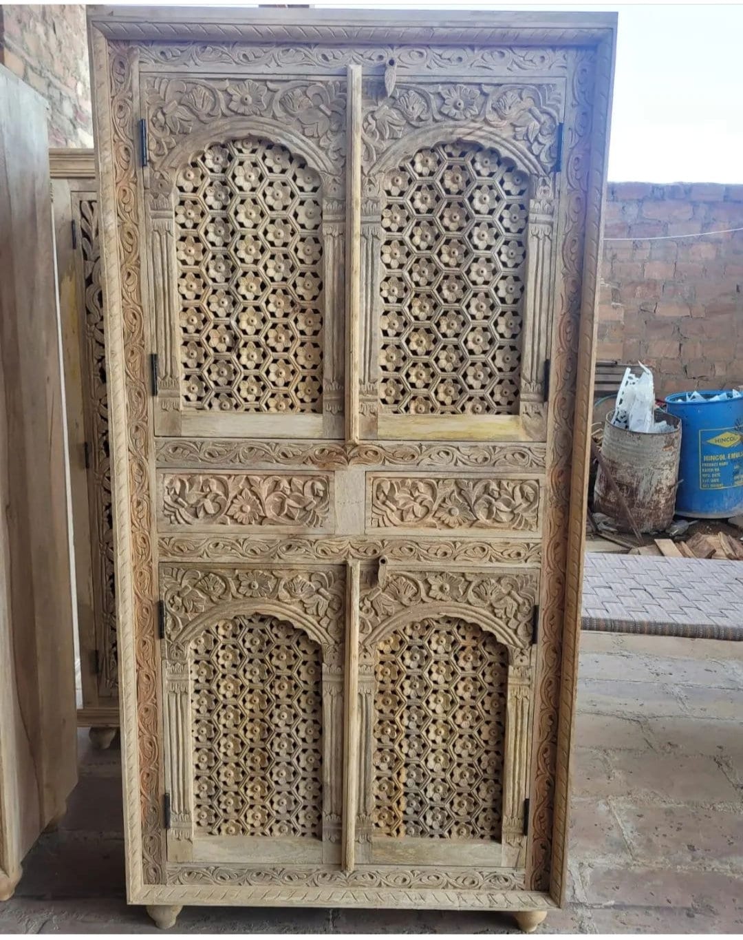 Wooden Armoire Antique Style Armoire for Boho Home Vintage - Etsy