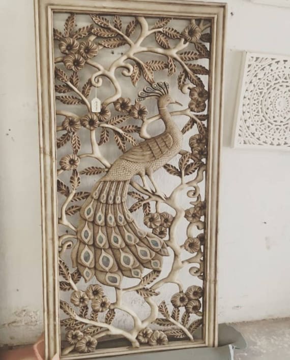 Hand Carved Marble Horse Panel - Mughal Style Hand Carved Marble Horse Panel - Mughal Style