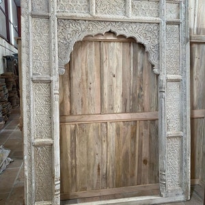Reclaimed Wood Mirror,Antique Inspired India Mirror, Full Size Wooden Wall Mirror, Distressed Mirror, Rustic Barn Mirror, Decorative Mirror