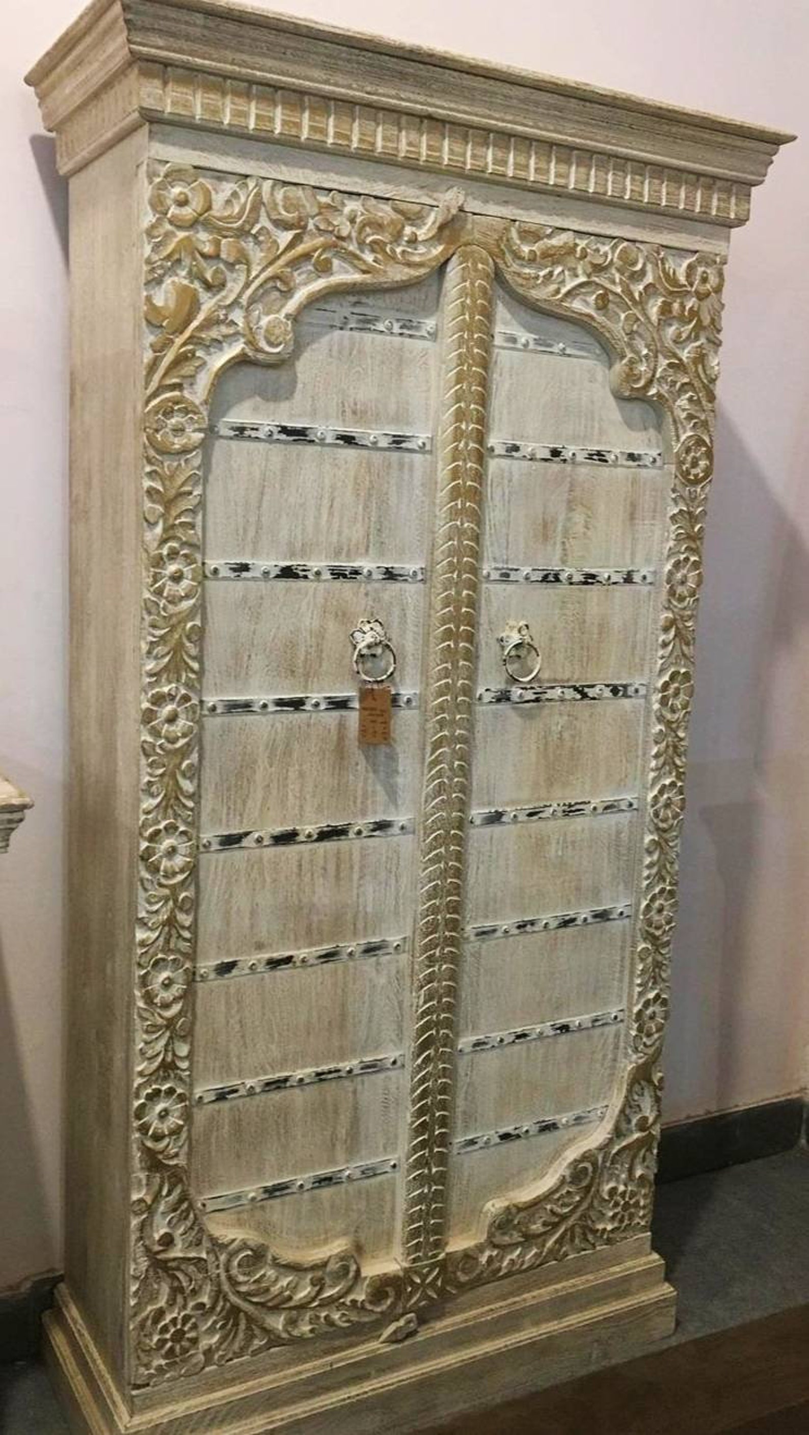 Wooden Armoire Antique Style Armoire for Boho Home Vintage Etsy