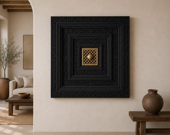 Indische Wanddekor, Boho Wanddekor-Panel, Holzwandbehang, Wanddekor im indischen Vintage-Stil, Bauernhaus-Wanddekor-Panel, geschnitzte Platte