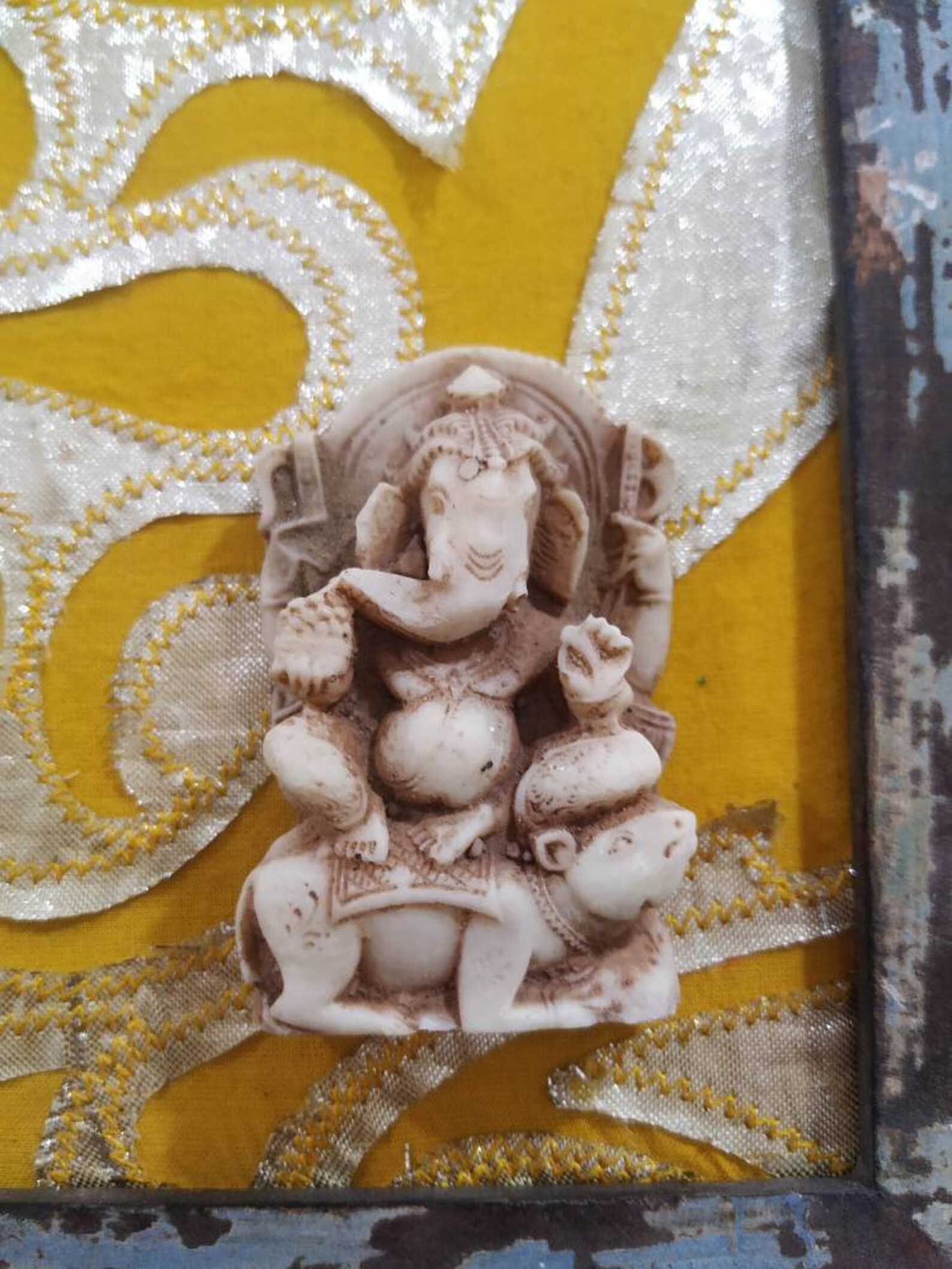 Handmade Wall Art Wooden Wall Frame Indian Ethnic Fabric | Etsy