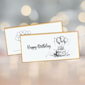 personalisierte Gutscheinverpackung Geburtstag, Geldgeschenk verpacken, Konzertkarten, Musicalkarten, Opernkarten, Essensgutschein verpacken