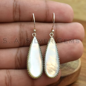 Fresh Water Pearl Earring, 925 Sterling Silver Earring, Handmade Jewelry, Gemstone Silver Earring, Dangle Drop Earring, Pearl Dangle Earring
