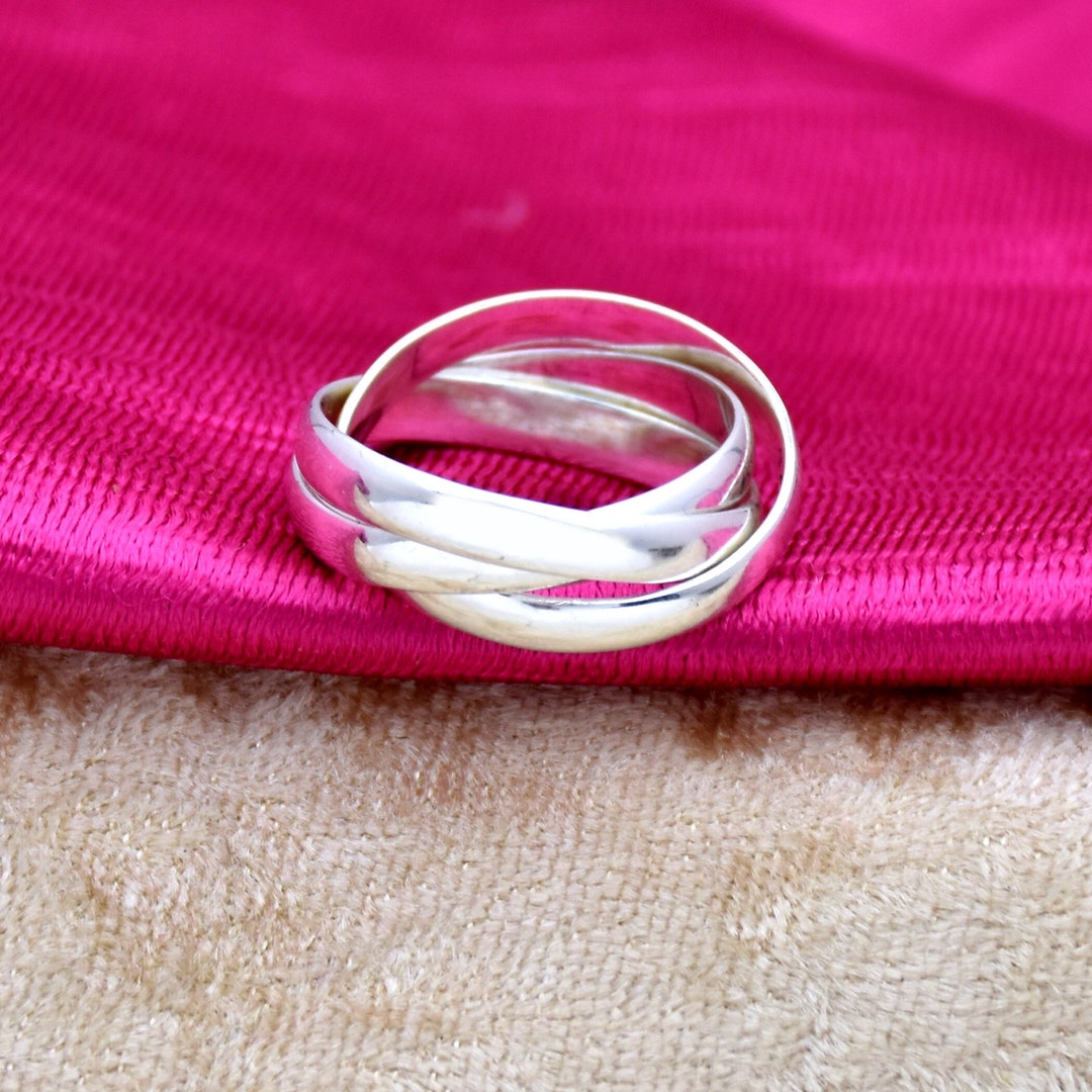 Bague Ajustable Argent 925 Main Thunder – Fait Main, Cadeau Nature Et Original