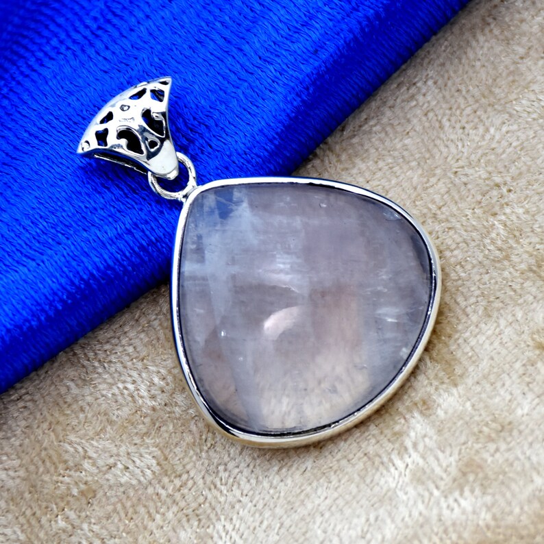 Details about   Gorgeous Real Natural Moonstone Pendant 925 Solid Sterling Silver #11102 