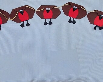Christmas Robin Bunting
