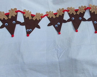 Christmas Reindeer Bunting