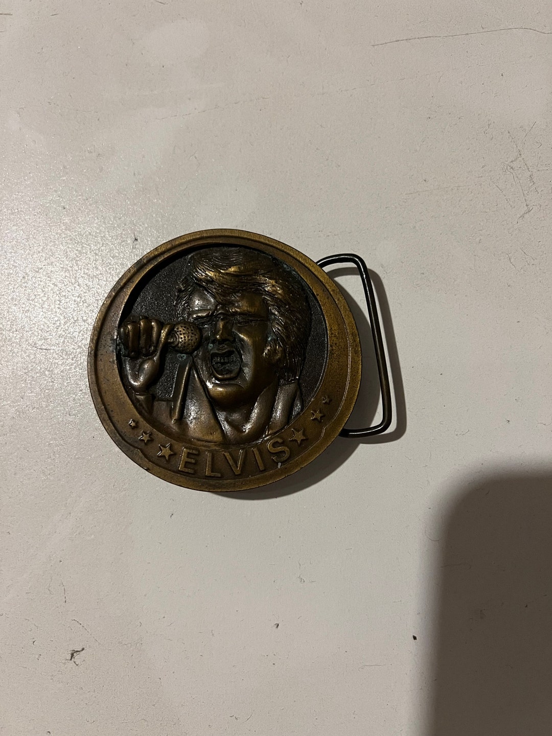 1970s Elvis Belt Buckle - Etsy
