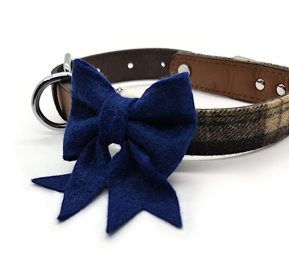 Dog Collar Bow Accessory for Collars Leads or Harnesses Etsy
