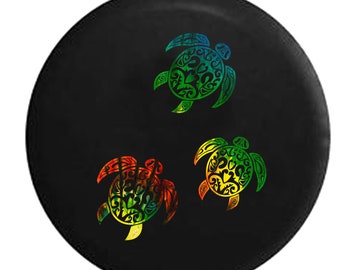 YZ-MAMU Sea Turtle Spare Tire Cover Waterproof Dust-Proof for Jeep Trailer RV SUV Truck and Other Vehicles YZ-MAMU Sea Turtle Spare Tire Cover Waterproof Dust-Proof for Jeep Trailer RV SUV Truck and Other Vehicles
