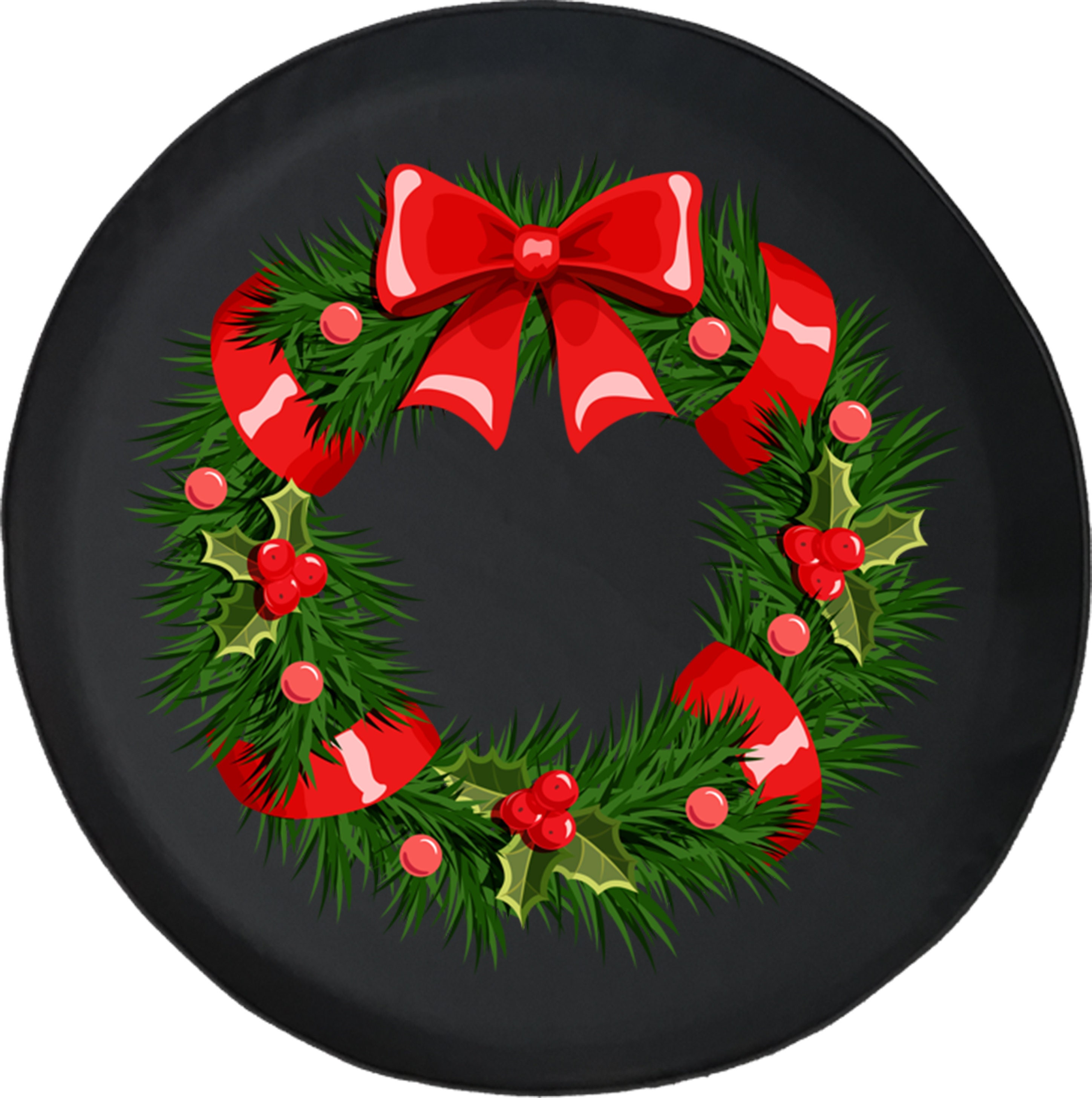 Christmas Wreath for Jeep Tire Etsy