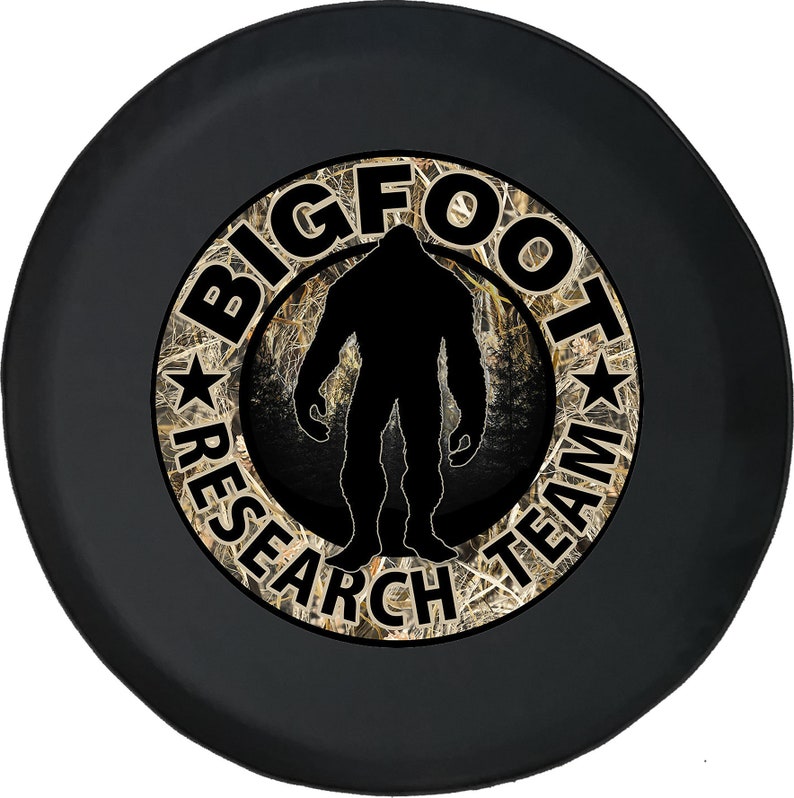 Bigfoot Sasqatch Camo Spare Tire Cover for Jeep Camper SUV Etsy