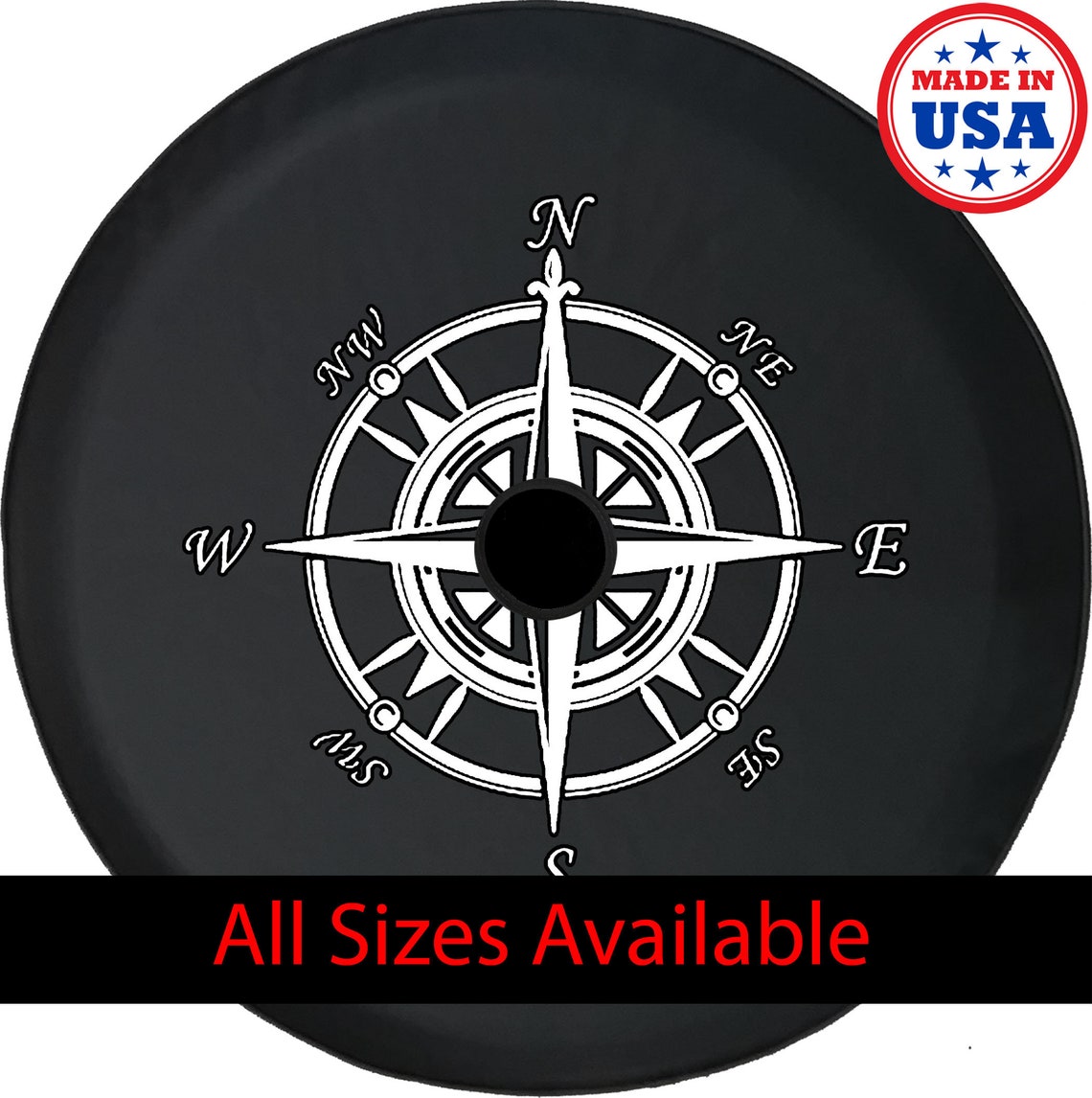 Nautical Compass Spare Tire Cover for Jeep Camper SUV With Etsy