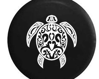 Island Sea Turtle Spare Tire Cover:Camper, SUV