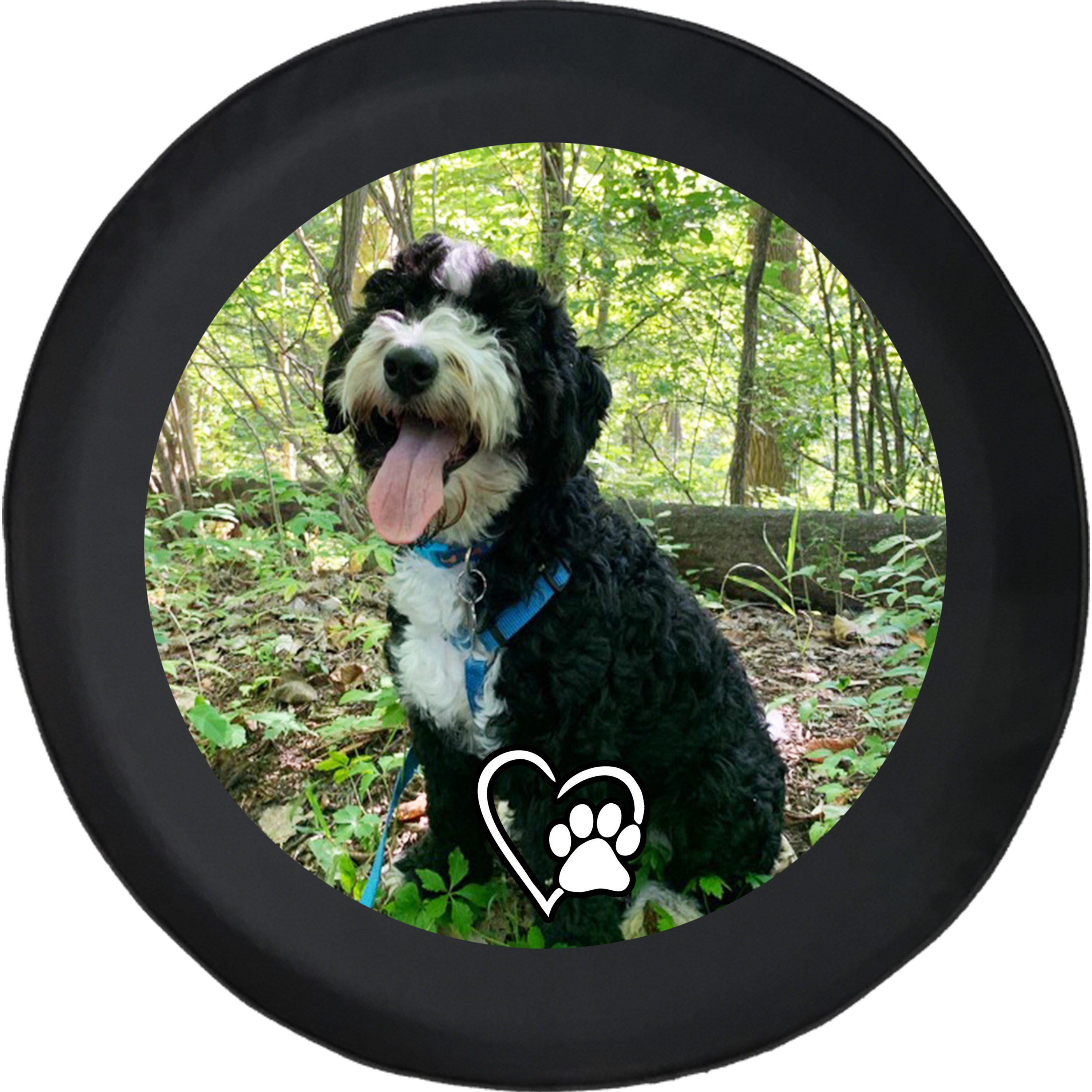 Custom Dog Custom Spare Tire Cover Your Picture and Text Etsy