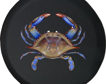 Blue Crab Spare Tire Cover: OceanCamper, SUV