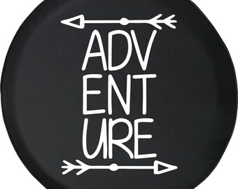 Adventure Arrows Tire Cover: Explore Camping for Camper, SUV