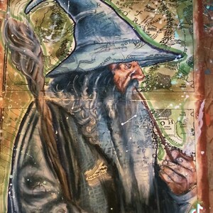 Gandalf der Graue auf Mittelerde Karte