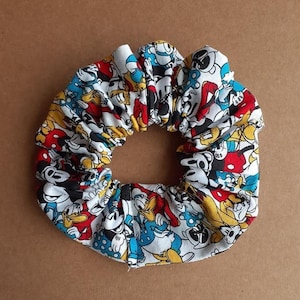 Mickey Mouse and Friends Scrunchies, Goofy, Donald Duck, Daisy Duck, Minnie Mouse, Pluto, Disney Scrunchie, Disney Hair Accessories