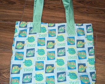 Teenage Mutant Ninja Turtle Einkaufstasche, handgemachte wiederverwendbare Tasche
