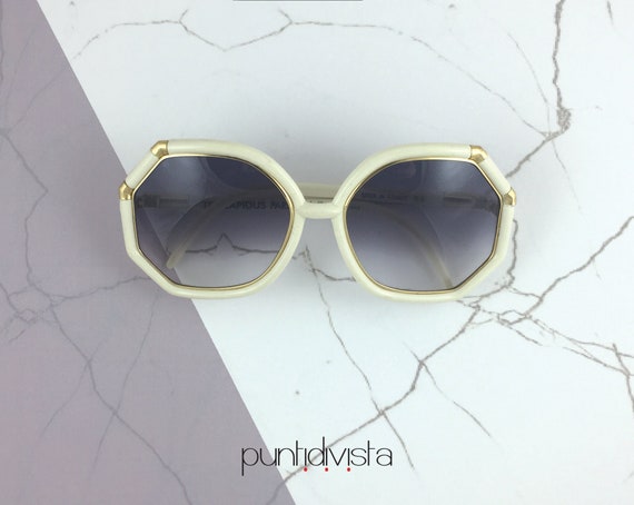 Ted Lapidus TL3 sunglasses ivory