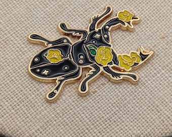 Flower Beetle  needle minder  magnets | Cross stitch | Embroidery | insect| Needlework