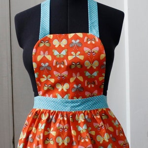 Apron for Women, Butterfly Apron for Women, Spring Apron for Women