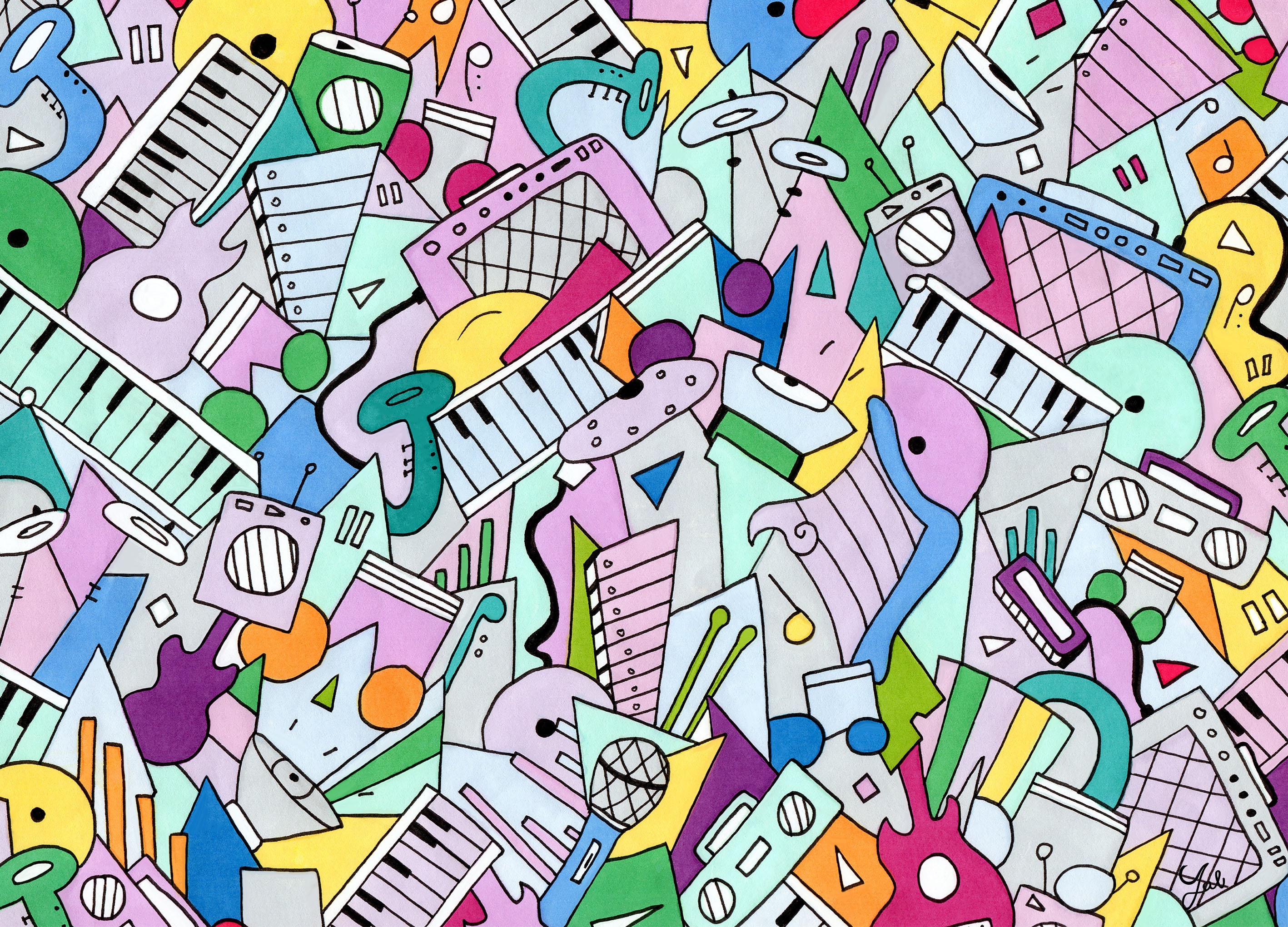 Noy Music Pop Art Canvas Wall Art Handmade Printed Etsy UK