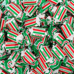 Spearmint Chews: Individually Wrapped Chewy Mint Sweets