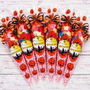 Prefilled Sweet Shop Made Halloween Sweet Cone