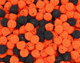 Mini Black & Orange Dots
